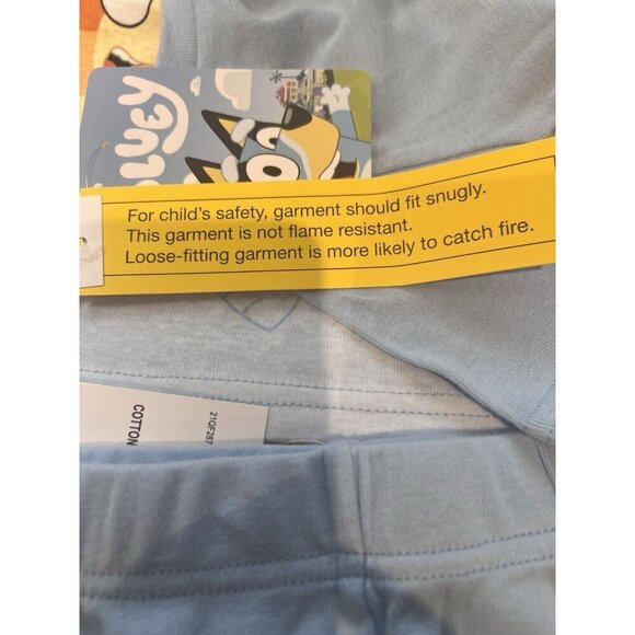 Bluey Crew Neck Short Sleeve 4-pc. Pajama Sets Size 3T Toddler Unisex - Picture 8 of 9